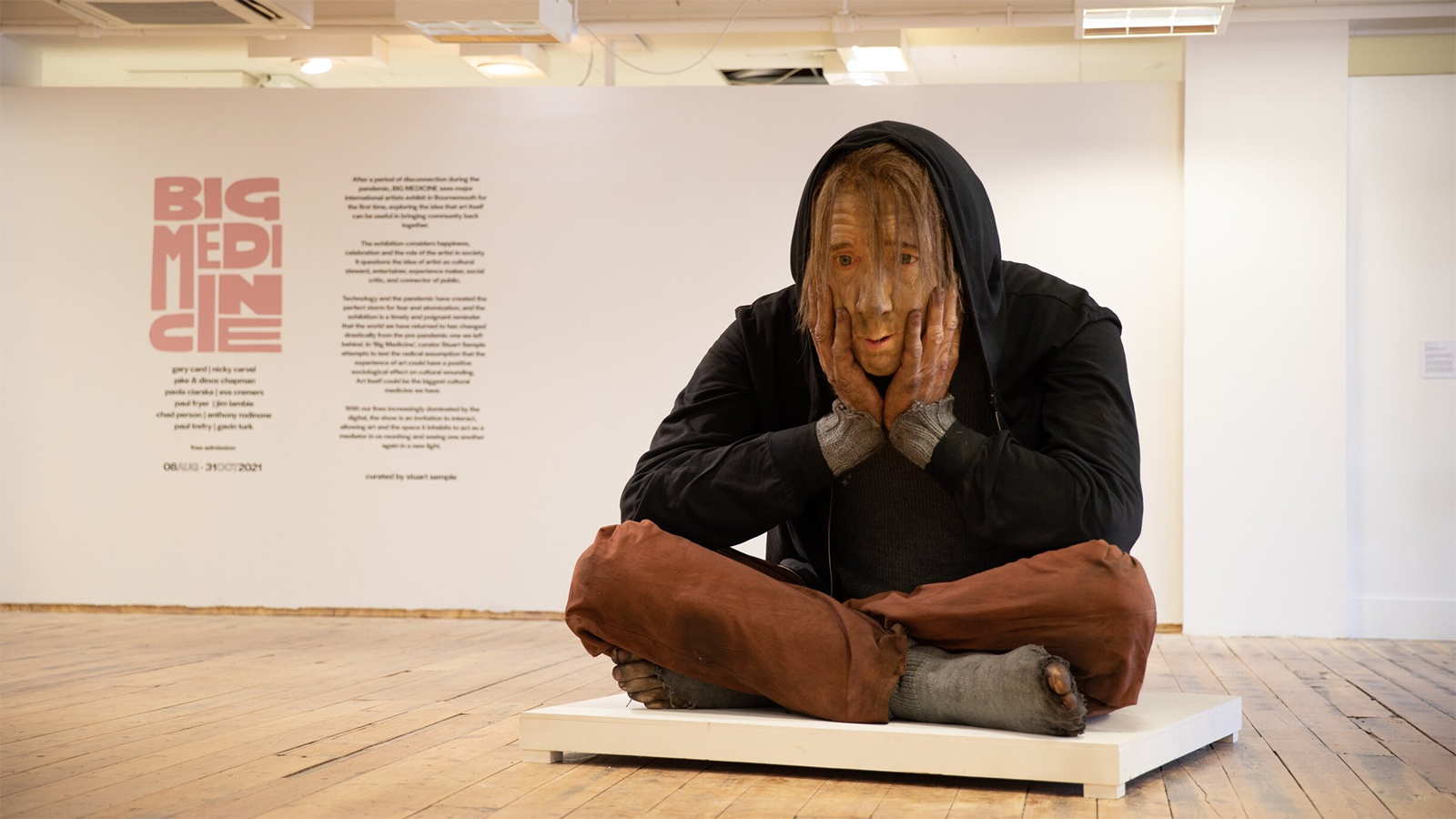 Homeless Still Human by Paul Trefry, part of the Big Medicine exhibition at Giant