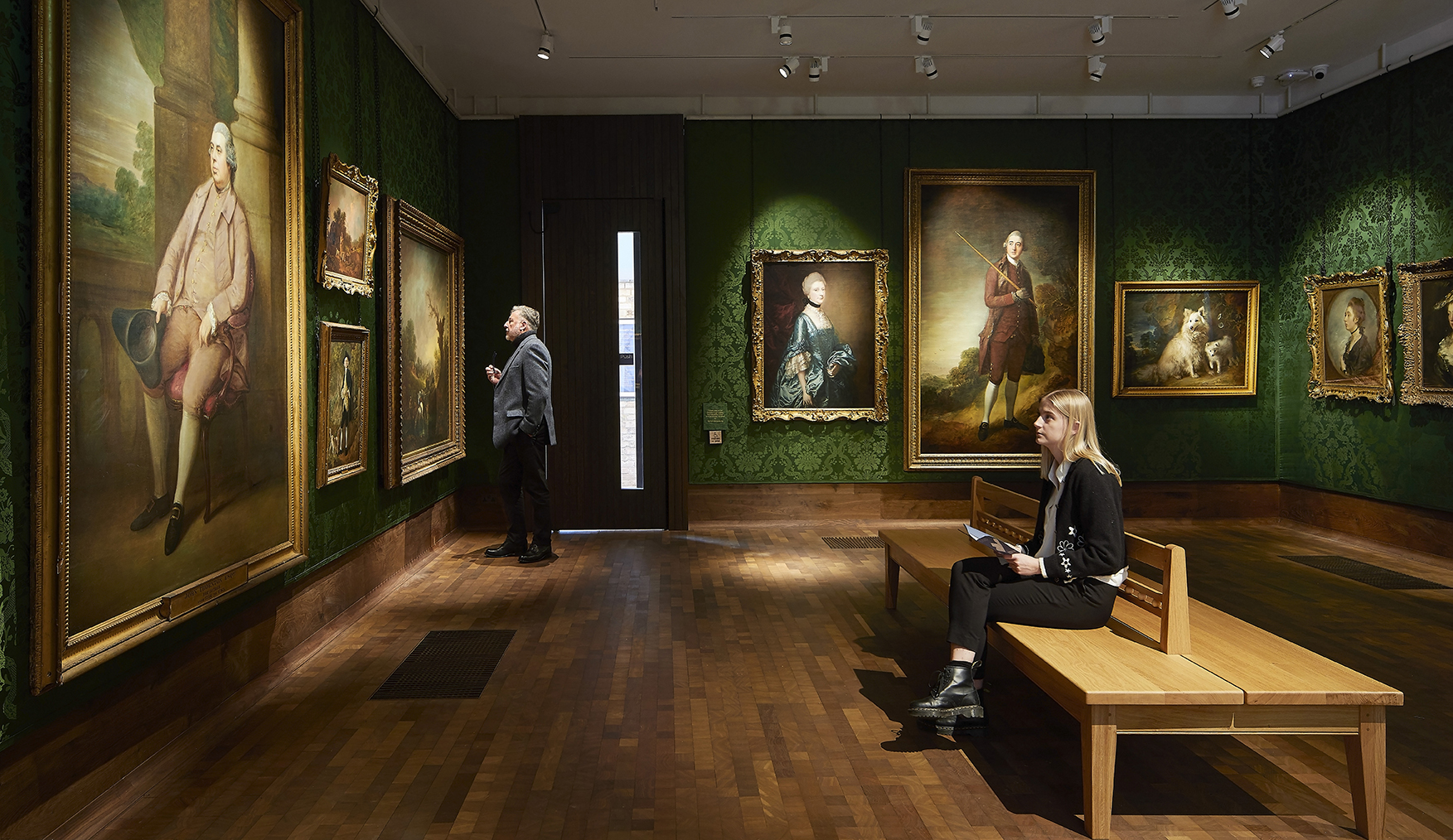 View of the new Gainsborough Gallery at Gainsborough’s House 