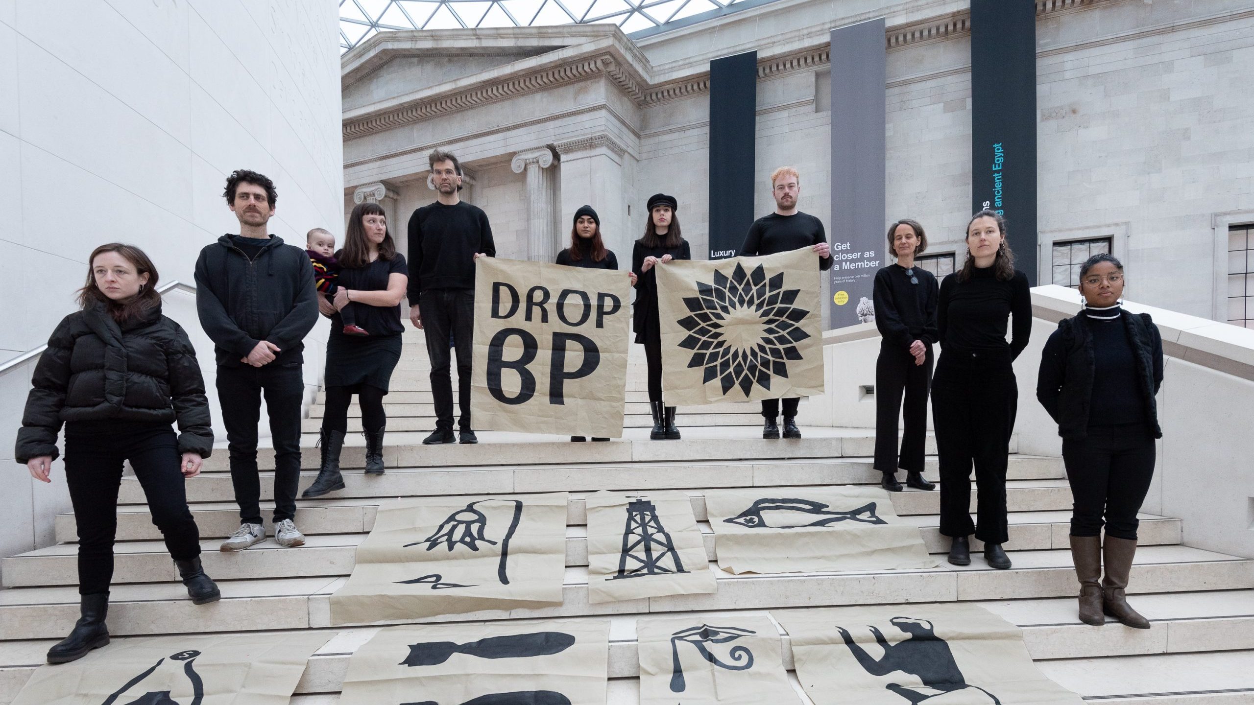 A recent protest staged by the arts activist group BP or Not BP? at the British Museum