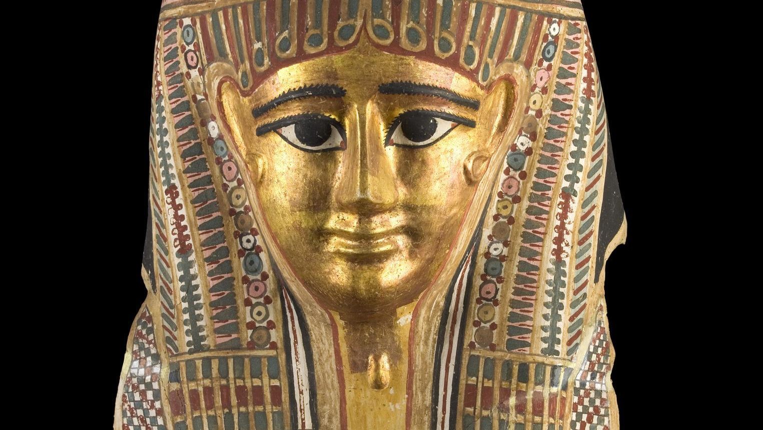 A mummy-mask from the collection of National Museums Scotland