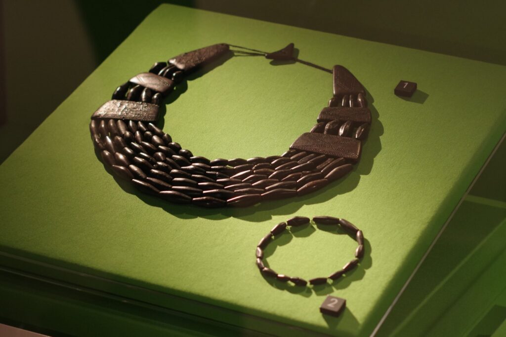 Ancient jewellery from the Kilmartin Museum